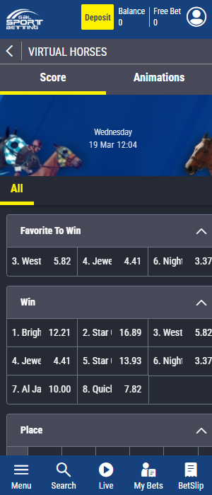 Tanzanian players are able to bet on virtual sports through the Gal Sport Betting app